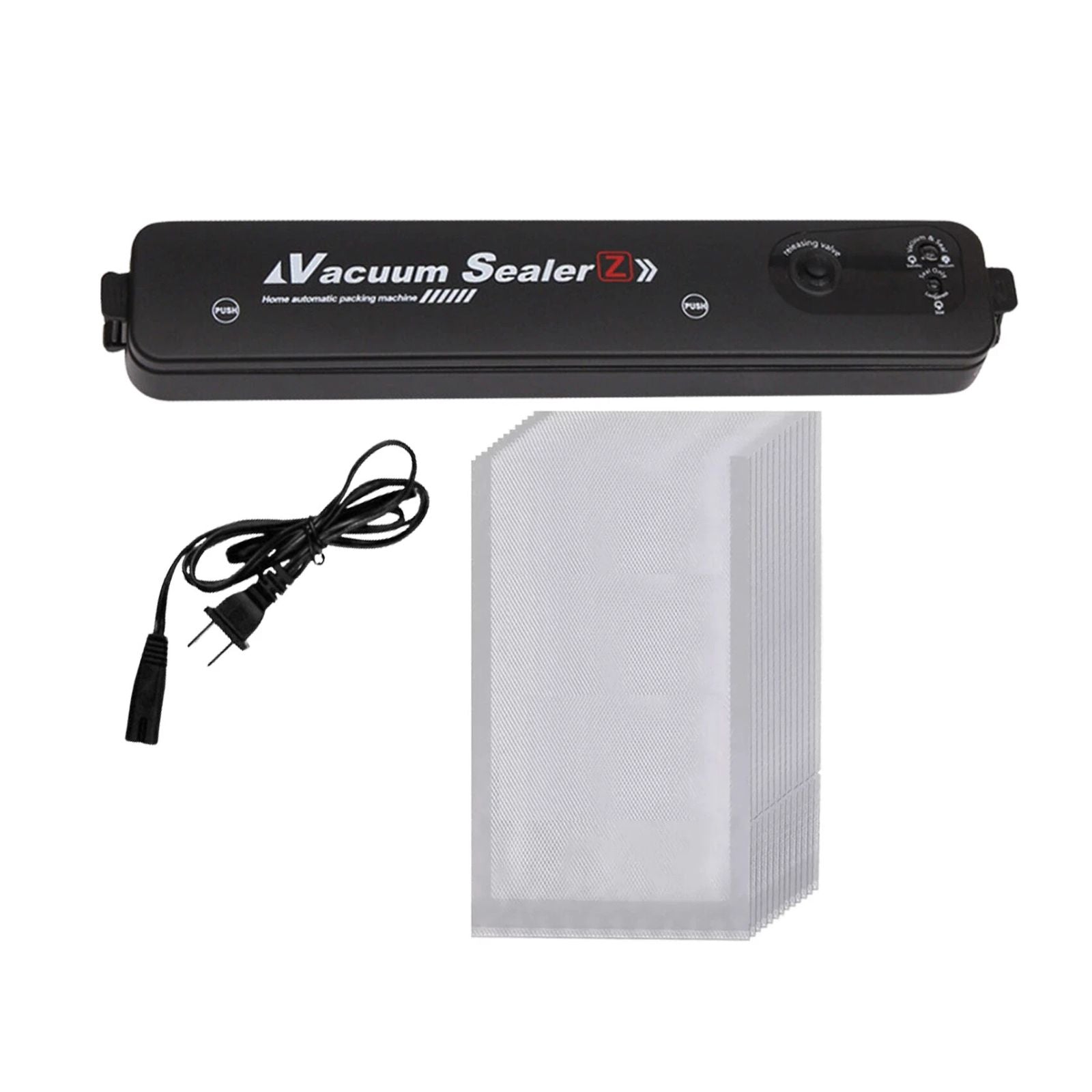 Máquina selladora de comida al vacío + 50 Bolsas