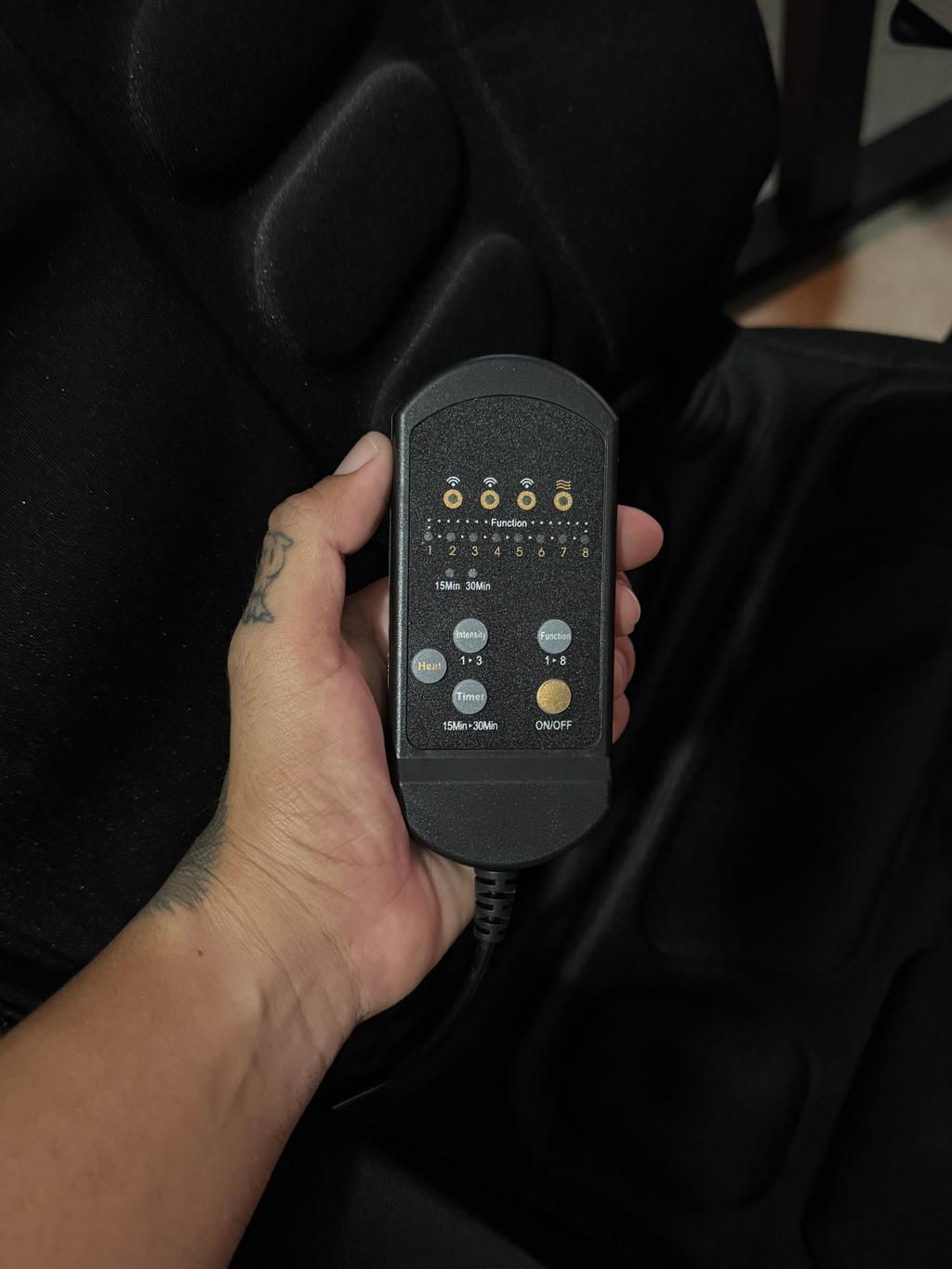 Cojin para asiento de masaje corporal